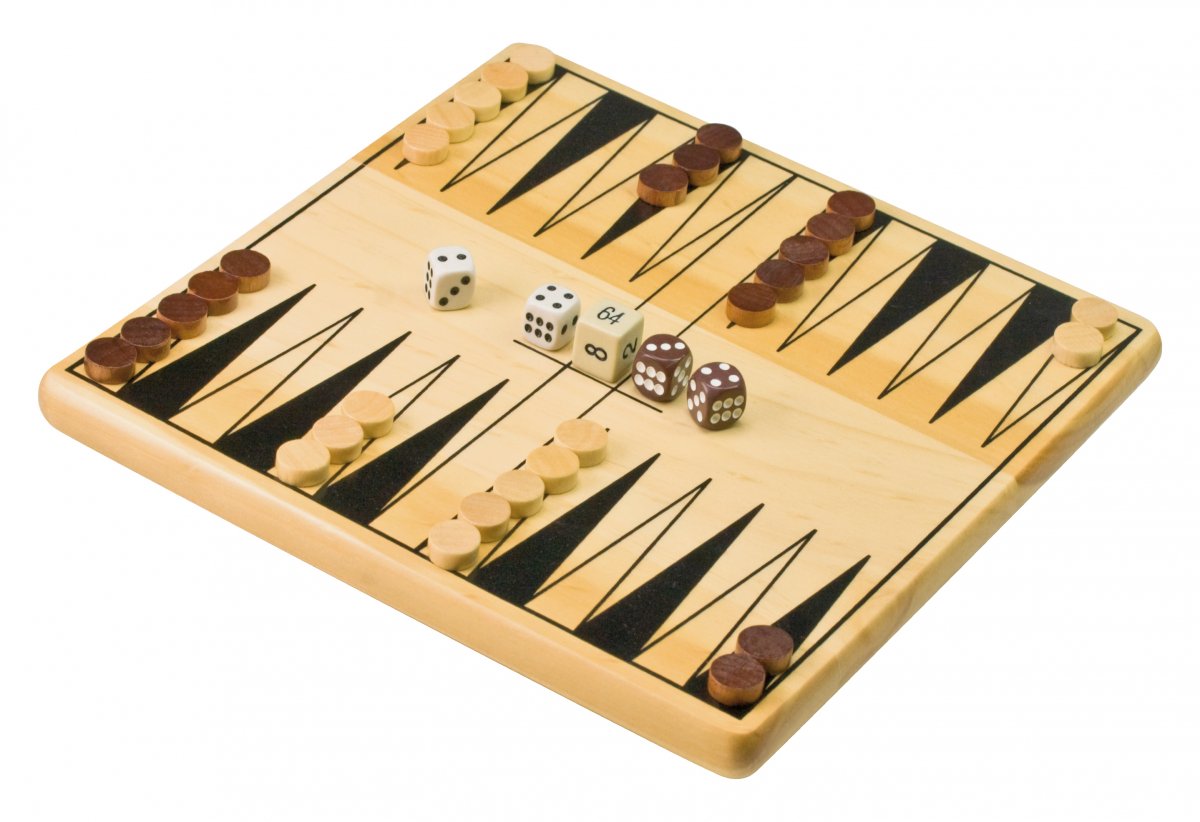 Rustic Backgammon lautapeli