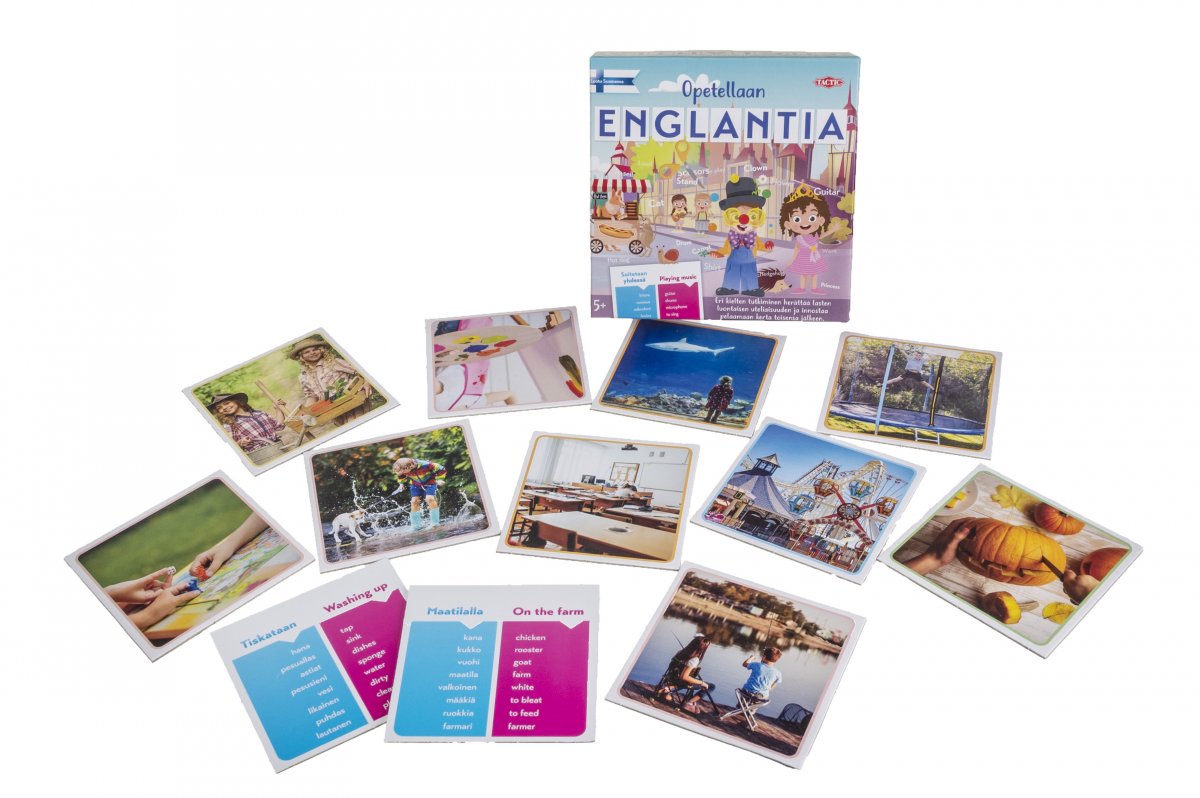 Opetellaan Englantia lautapeli