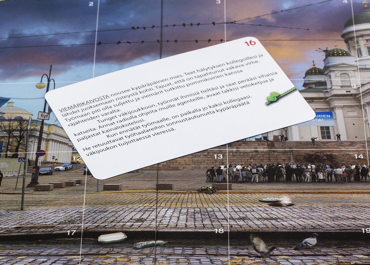 Crime Scene Helsinki 2012 lautapeli