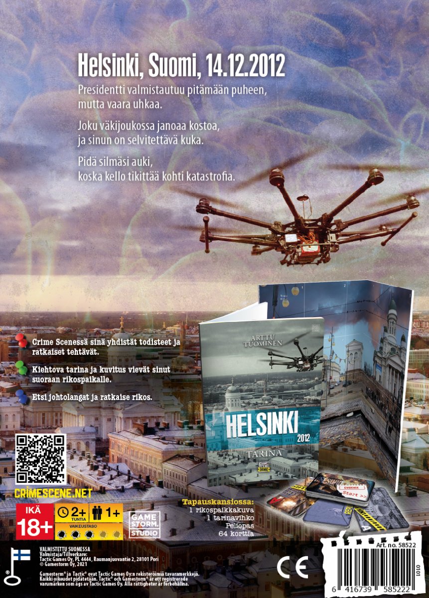 Crime Scene Helsinki 2012 lautapeli