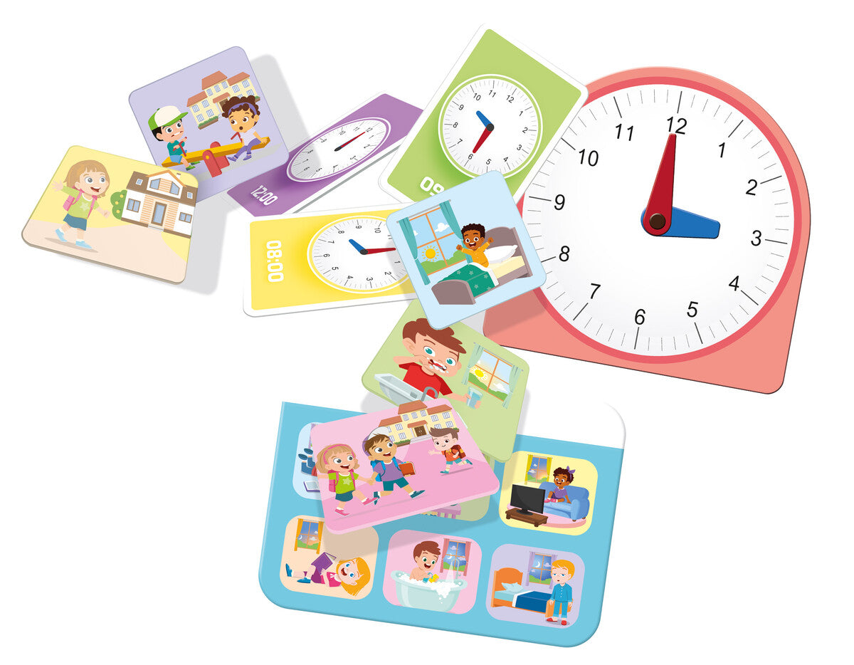 Opetellaan Kello lautapeli