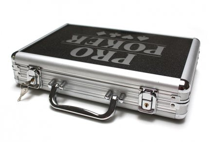 ProPoker Alumiininen pokerisalkku ja 200 merkkiä