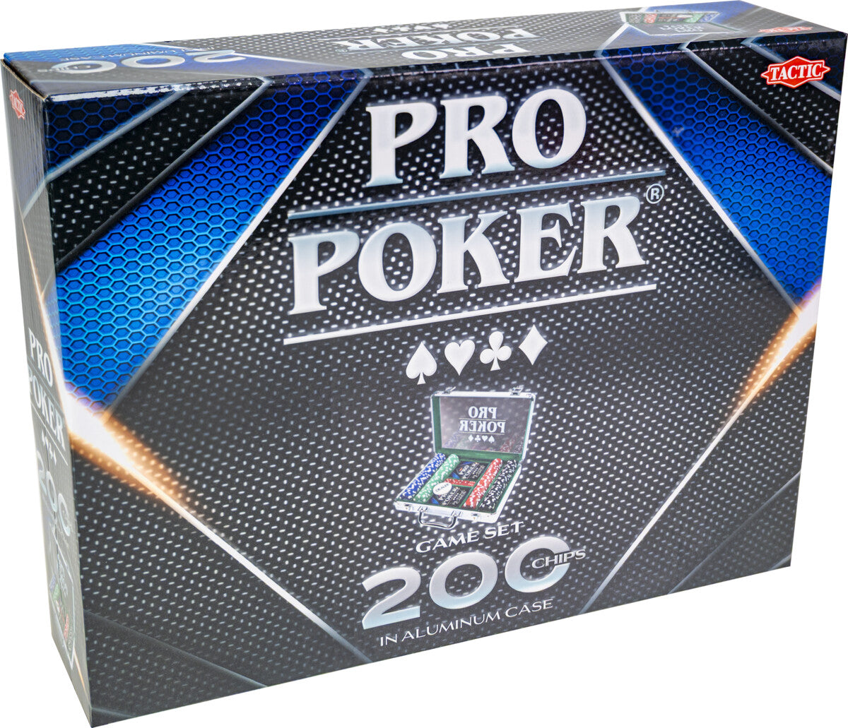 ProPoker Alumiininen pokerisalkku ja 200 merkkiä