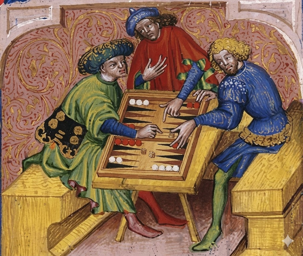 Backgammonin historia