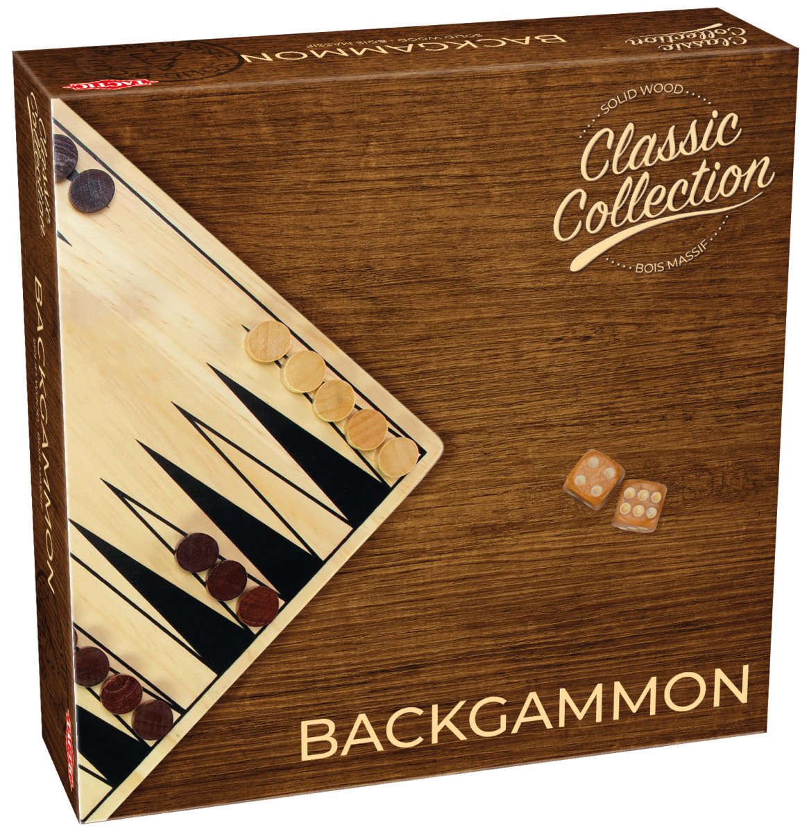 Rustic Backgammon lautapeli