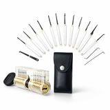 Putkilukko ja 15-osainen tiirikkasetti